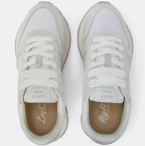 SNEAKERS ALLY GLITTER TEXTILE SUN68 BIANCO