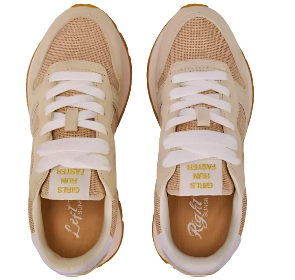 SNEAKERS ALLY GLITTER TEXTILE SUN68 GOLD
