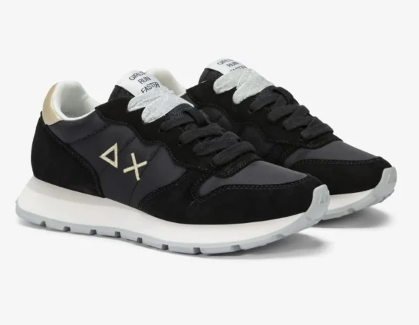 SNEAKERS ALLY GOLD SILVER SUN68 BLACK