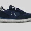 SNEAKERS ALLY GOLD SILVER NAVY BLUE