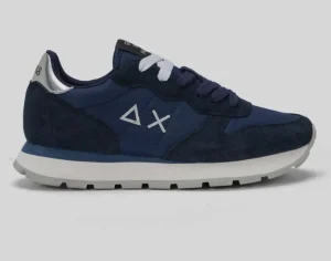 SNEAKERS ALLY GOLD SILVER NAVY BLUE