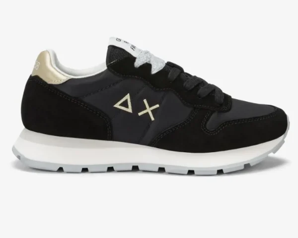 SNEAKERS ALLY GOLD SILVER SUN68 BLACK