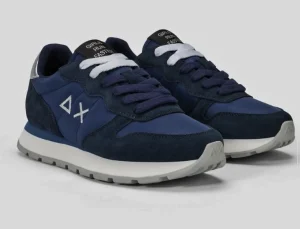 SNEAKERS ALLY GOLD SILVER NAVY BLUE
