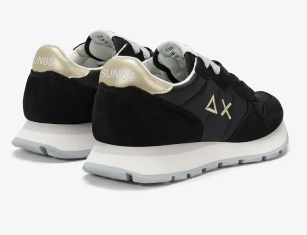 SNEAKERS ALLY GOLD SILVER SUN68 BLACK