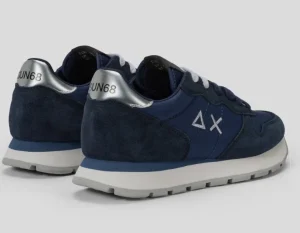 SNEAKERS ALLY GOLD SILVER NAVY BLUE
