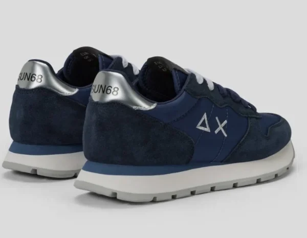 SNEAKERS ALLY GOLD SILVER NAVY BLUE