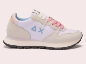 SNEAKERS ALLY SOLID NYLON SUN68 BIANCO
