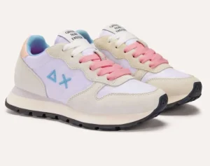 SNEAKERS ALLY SOLID NYLON SUN68 BIANCO