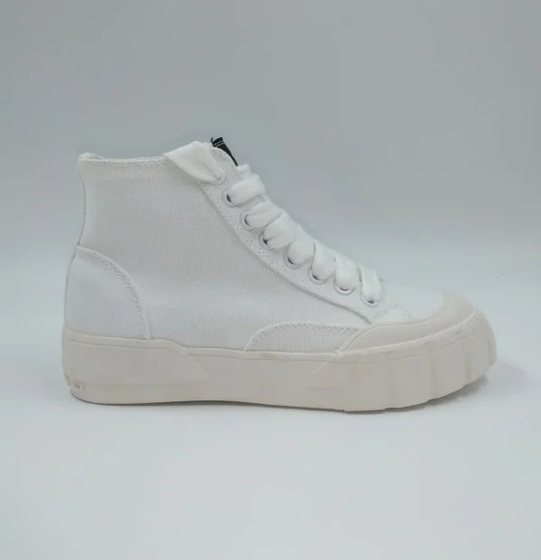 SNEAKERS ALTA COTONE BIANCO