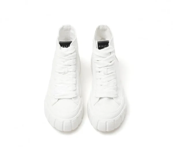 SNEAKERS ALTA COTONE BIANCO