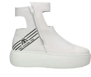 SNEAKERS ALTA IN PELLE