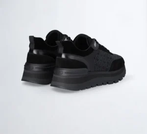 SNEAKERS AMAZING 24 RASO E SUEDE NERO