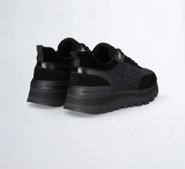 SNEAKERS AMAZING 24 RASO E SUEDE NERO
