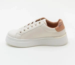 SNEAKERS APPLICAZIONE METALLICA ORO