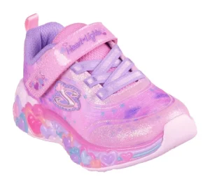 SNEAKERS BAMBINA SKECHERS S-LIGHT ETERNAL HEART LIGHT PINK