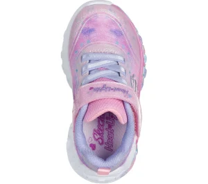SNEAKERS BAMBINA SKECHERS S-LIGHT ETERNAL HEART LIGHT PINK
