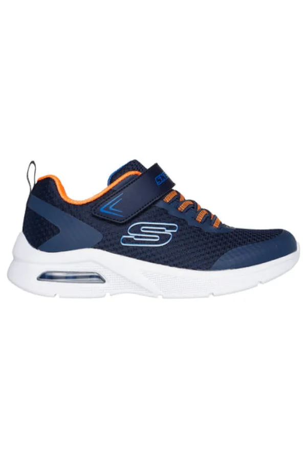 SNEAKERS BAMBINO SKECHERS NERO SELECTORS RESET ACHIEVED BLU