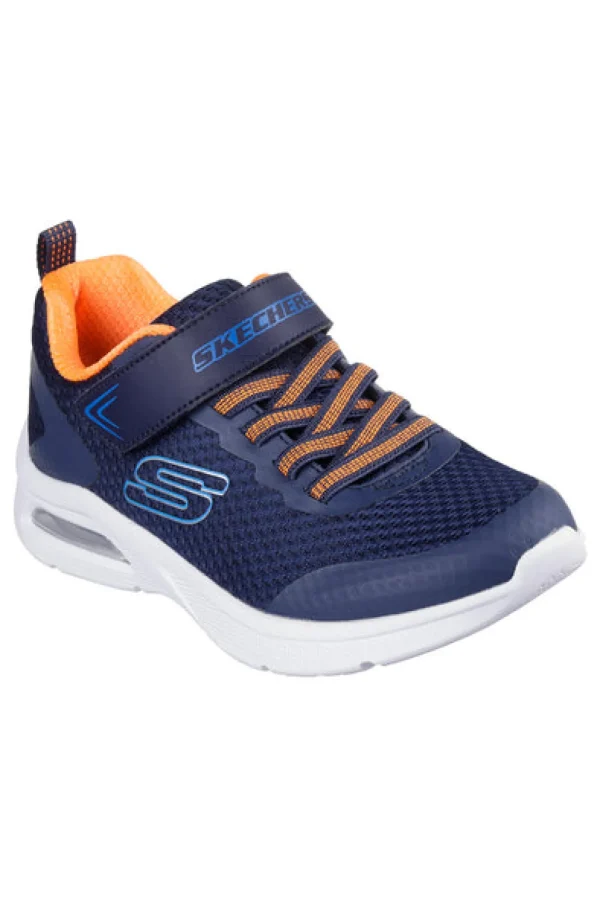 SNEAKERS BAMBINO SKECHERS NERO SELECTORS RESET ACHIEVED BLU