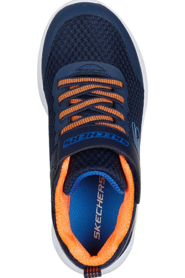 SNEAKERS BAMBINO SKECHERS NERO SELECTORS RESET ACHIEVED BLU