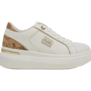 SNEAKERS BIANCA LOGO PLACCHETTA
