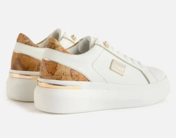 SNEAKERS BIANCA LOGO PLACCHETTA