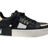 SNEAKERS BLACK ICON DONNA DETTAGLI GOLD