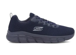 SNEAKERS BOBS SPORT B FLEX CHILL EDGE SKECHERS BLU