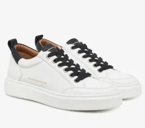 SNEAKERS BOND MAN ALEXANDER SMITH WHITE BLACK
