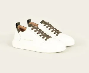 SNEAKERS BOND MAN ALEXANDER SMITH WHITE MILITARY