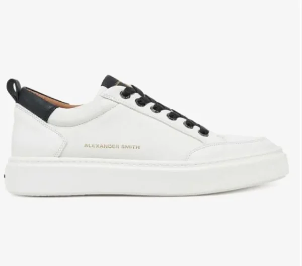 SNEAKERS BOND MAN ALEXANDER SMITH WHITE BLACK