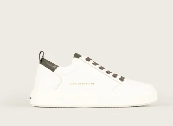 SNEAKERS BOND MAN ALEXANDER SMITH WHITE MILITARY