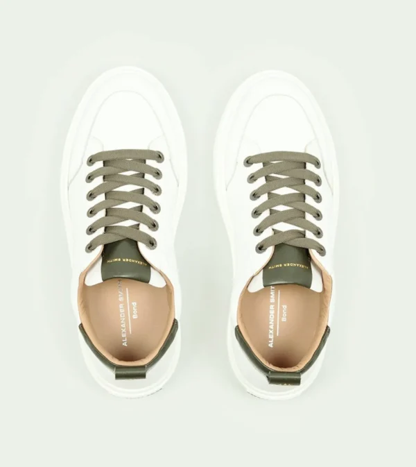 SNEAKERS BOND MAN ALEXANDER SMITH WHITE MILITARY