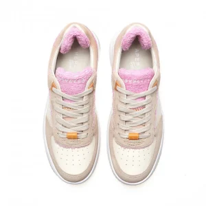 SNEAKERS BRIDGET FINITURE SPUGNA ROSA