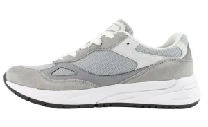 SNEAKERS CAMOSCIO TESSUTO GRIGIO