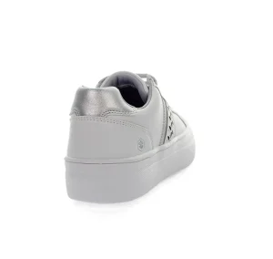 SNEAKERS CON DECORI LATERALI SILVER