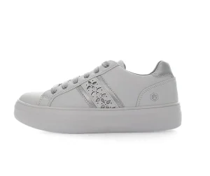 SNEAKERS CON DECORI LATERALI SILVER