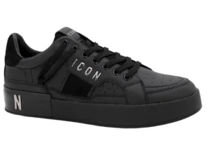 SNEAKERS CON DETTAGLI CONTRASTO NERO