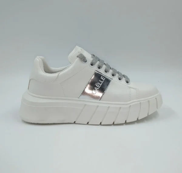 SNEAKERS CON INSERTI ARGENTO