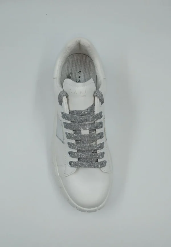 SNEAKERS CON INSERTI ARGENTO