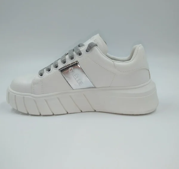 SNEAKERS CON INSERTI ARGENTO
