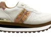 SNEAKERS CON INSERTI IN PELLE GEO