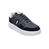 SNEAKERS CON INSERTI SUEDE BLU