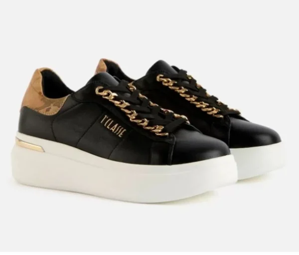 SNEAKERS DETTAGLIO CATENA GOLD