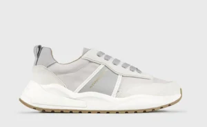 SNEAKERS ECO-DOVER MAN ALEXANDER SMITH WHITE LIGHT GREY