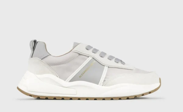 SNEAKERS ECO-DOVER MAN ALEXANDER SMITH WHITE LIGHT GREY