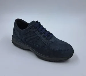 SNEAKERS FLESSIBILI CAMOSCIO BLU