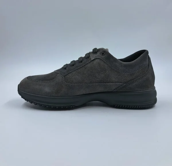 SNEAKERS FLESSIBILI CAMOSCIO GRIGIO