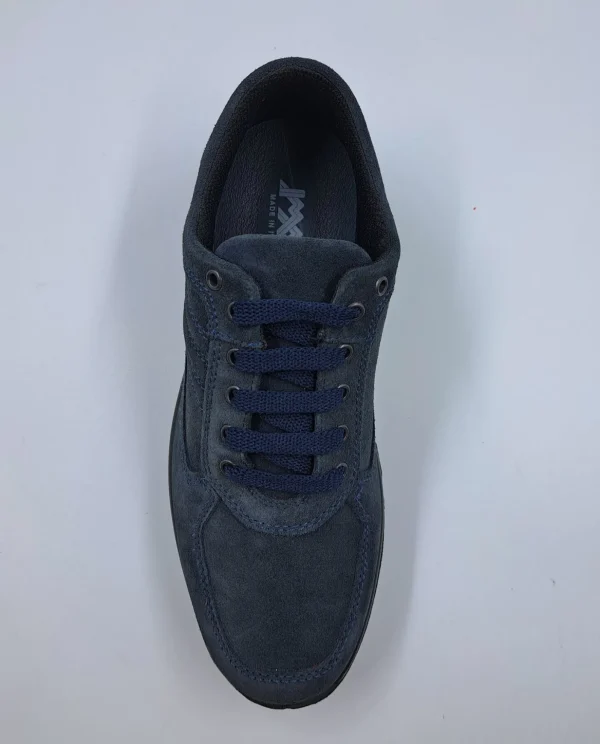 SNEAKERS FLESSIBILI CAMOSCIO BLU
