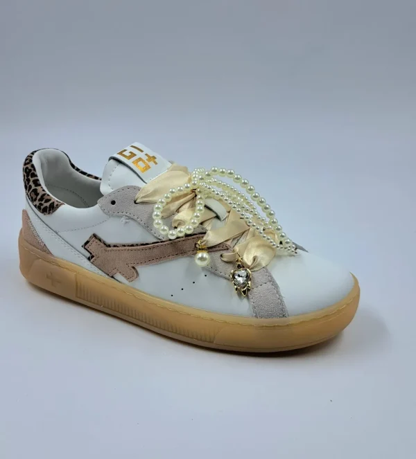 SNEAKERS GIO+ CASUAL CHIC DETTAGLI CHARMS PERLE