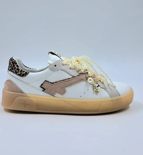 SNEAKERS GIO+ CASUAL CHIC DETTAGLI CHARMS PERLE